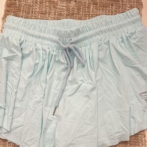 Amazon Blue Athletic Shorts Lightweight Elastic Waist